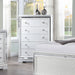 Coaster Eleanor Rectangular 5-drawer Chest White Default Title