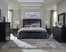 Coaster Penelope Bedroom Set Midnight Star and Black Cal King Set of 5