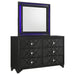 Penelope 6-drawer Dresser with Mirror Midnight Star