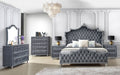 Coaster Antonella 7-drawer Upholstered Dresser with Mirror Grey No Mirror