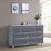 Coaster Antonella 7-drawer Upholstered Dresser with Mirror Grey No Mirror