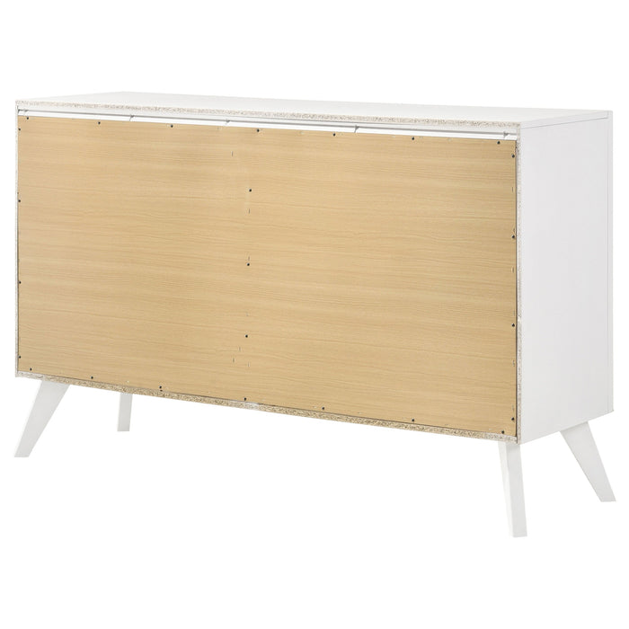 Coaster Janelle 6-drawer Dresser White Default Title