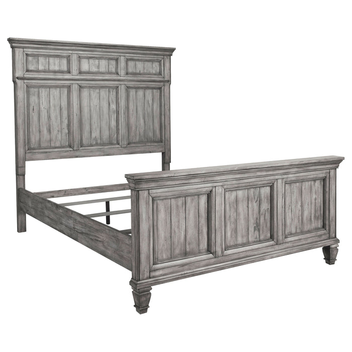 Coaster Avenue Panel Bed Grey Eastern King