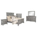 Coaster Avenue Panel Bedroom Set Grey Cal King Set of 5