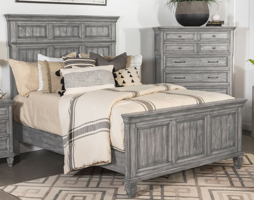 Coaster Avenue Panel Bed Grey Cal King