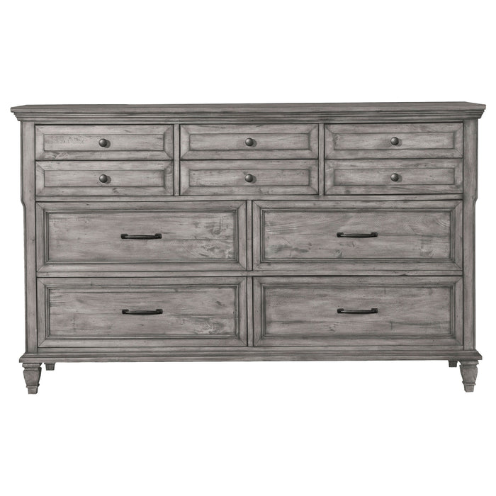 Coaster Avenue Panel Bedroom Set Grey Cal King Set of 5