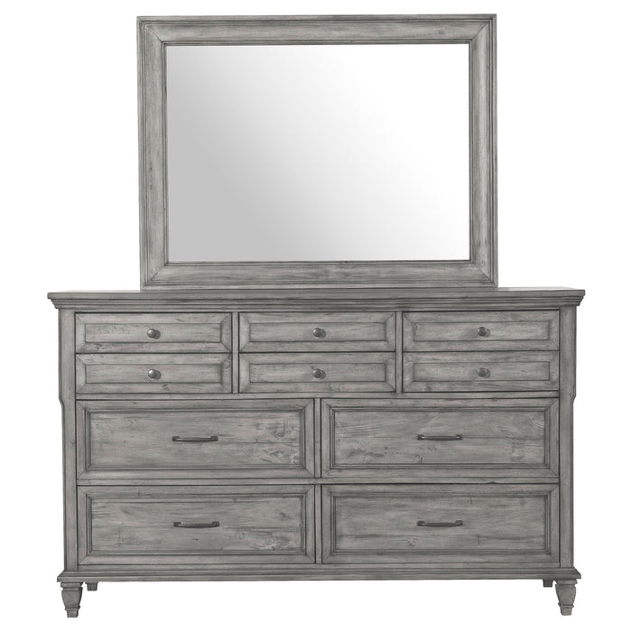 Coaster Avenue 8-drawer Rectangular Dresser with Mirror Grey No Mirror