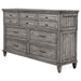 Coaster Avenue 8-drawer Rectangular Dresser with Mirror Grey No Mirror