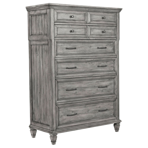 Coaster Avenue 8-drawer Rectangular Chest Grey Default Title