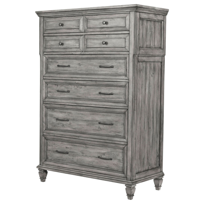 Coaster Avenue 8-drawer Rectangular Chest Grey Default Title