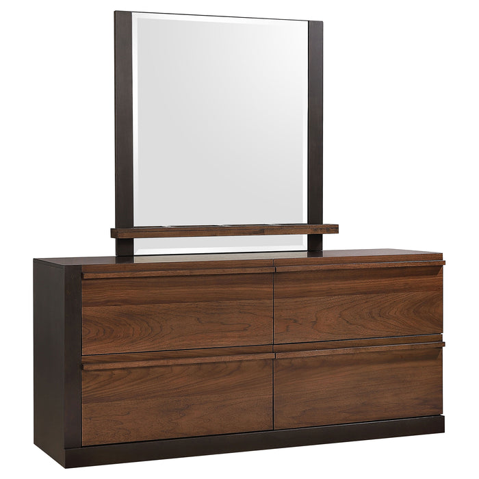 Azalia 4-drawer Dresser Walnut