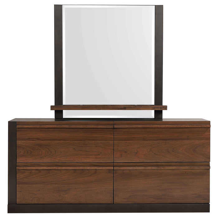 Azalia 4-drawer Dresser Walnut