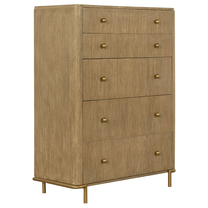 Coaster Arini 5-drawer Chest Sand Wash Default Title