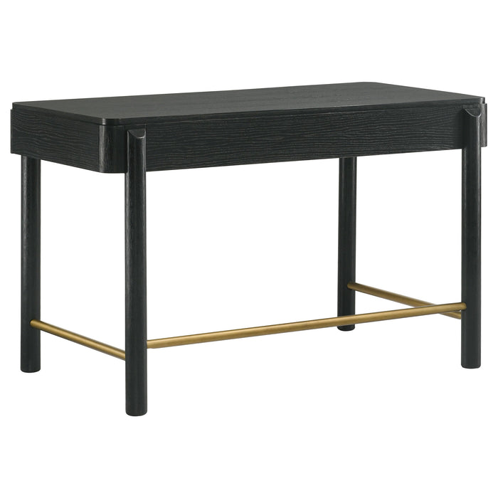 Coaster Arini 2-drawer Vanity Desk Makeup Table Black Default Title