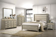 Coaster Giselle Panel Bedroom Set Rustic Beige Queen Set of 5