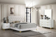 Coaster Kendall Bedroom Set White Eastern King Set of 4