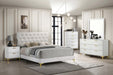 Coaster Kendall Bedroom Set White Cal King Set of 5