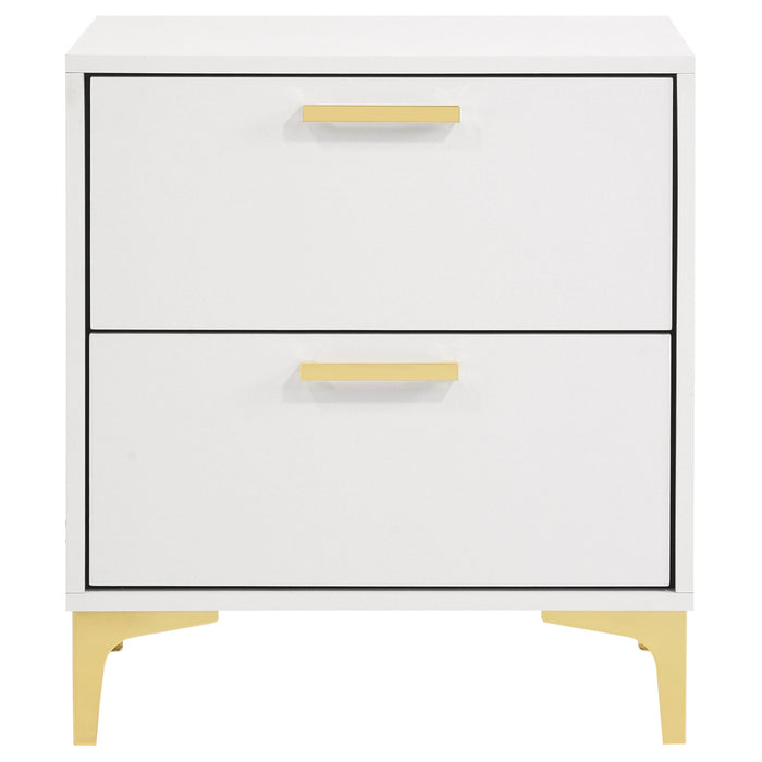 Coaster Kendall 2-drawer Nightstand White Default Title