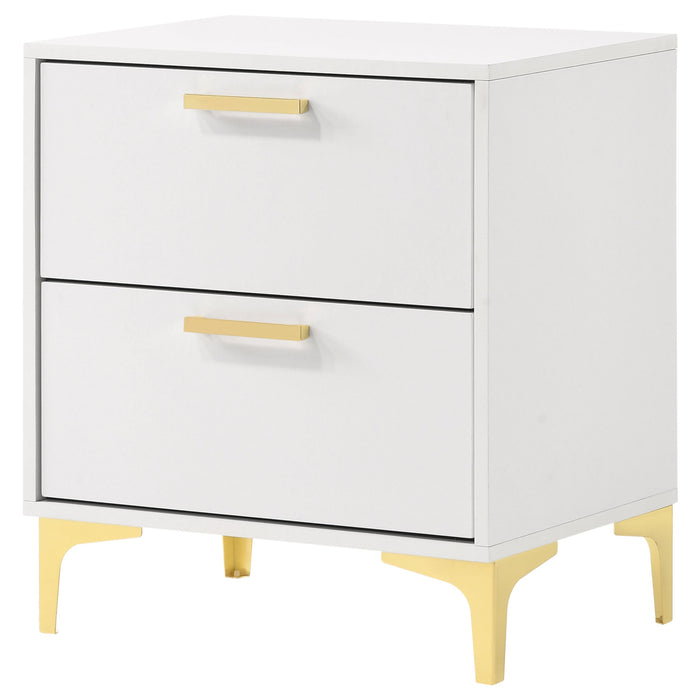 Coaster Kendall 2-drawer Nightstand White Default Title