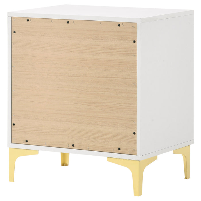 Coaster Kendall 2-drawer Nightstand White Default Title