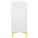 Coaster Kendall 6-drawer Dresser with Mirror White No Mirror