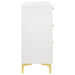 Coaster Kendall 6-drawer Dresser with Mirror White No Mirror