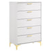 Coaster Kendall 5-drawer Chest White Default Title