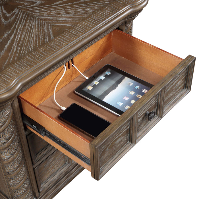 Coaster Emmett 3-drawer Nightstand Walnut Default Title