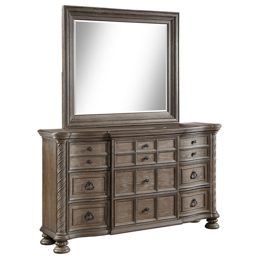 Coaster Emmett 9-drawer Dresser with Mirror Walnut With Mirror