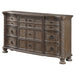 Coaster Emmett 9-drawer Dresser with Mirror Walnut No Mirror