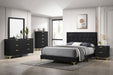 Coaster Kendall 5-drawer Chest Black and Gold Default Title