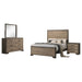 Coaster Baker Bedroom Set Brown and Light Taupe Cal King Set of 4