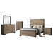 Coaster Baker Bedroom Set Brown and Light Taupe Queen Set of 5