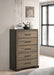 Coaster Baker 5-drawer Chest Brown and Light Taupe Default Title