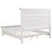 Coaster Lilith Panel Bed Distressed Grey and White King