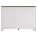 Coaster Lilith 7-drawer Dresser with Mirror Distressed Grey and White No Mirror