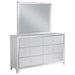 Coaster Larue 6-drawer Dresser with Mirror Silver No Mirror