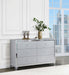 Coaster Larue 6-drawer Dresser with Mirror Silver No Mirror