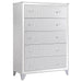 Coaster Larue 5-drawer Chest Silver Default Title