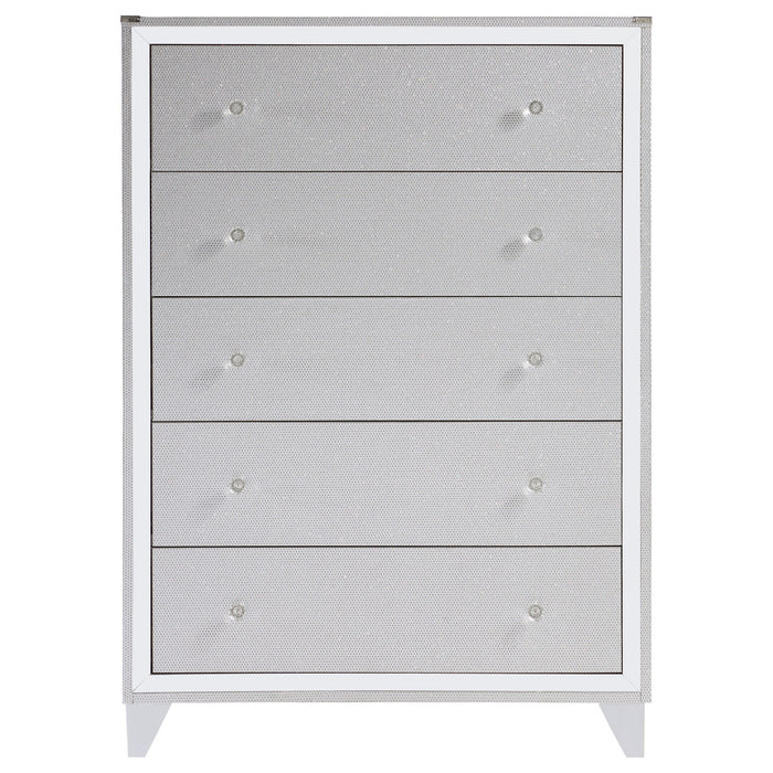 Coaster Larue 5-drawer Chest Silver Default Title