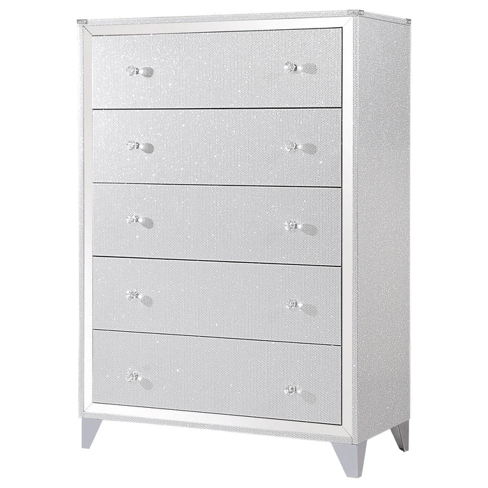 Coaster Larue 5-drawer Chest Silver Default Title