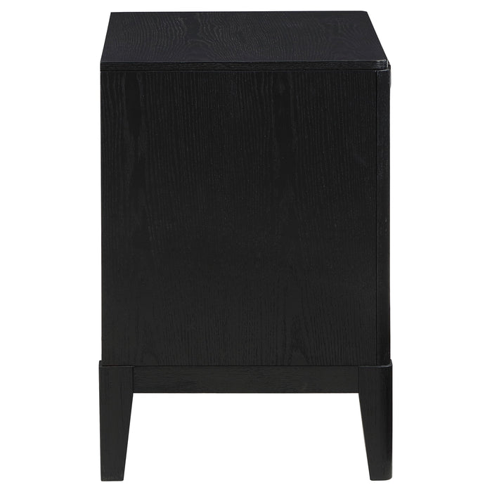 Coaster Brookmead 2-Drawer Nightstand Black Default Title