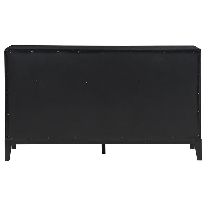 Coaster Brookmead 8-drawer Bedroom Dresser with Mirror Black No Mirror