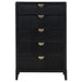 Coaster Brookmead 5-drawer Bedroom Chest Black Default Title