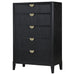 Coaster Brookmead 5-drawer Bedroom Chest Black Default Title