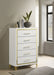 Coaster Lucia 5-drawer Bedroom Chest White Default Title