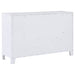 Coaster Anastasia 6-drawer Bedroom Dresser with Mirror Pearl White No Mirror