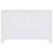 Coaster Anastasia 6-drawer Bedroom Dresser with Mirror Pearl White No Mirror