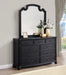 Coaster Celina 9-drawer Bedroom Dresser with Mirror Black With Mirror