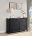 Coaster Celina 9-drawer Bedroom Dresser with Mirror Black No Mirror